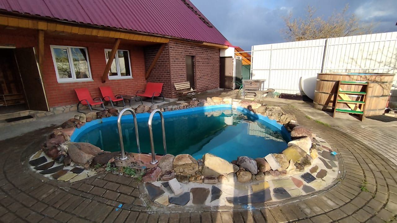 Баня с бассейном Соболиха железножорожный сауна теплая купель